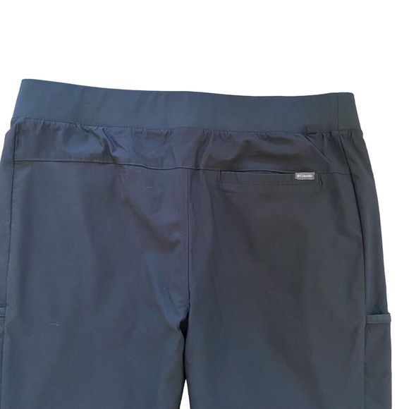 Columbia Men's Athletic Pants Sweatpants XL Black Straight Stretch Drawstring - Picture 4 of 12